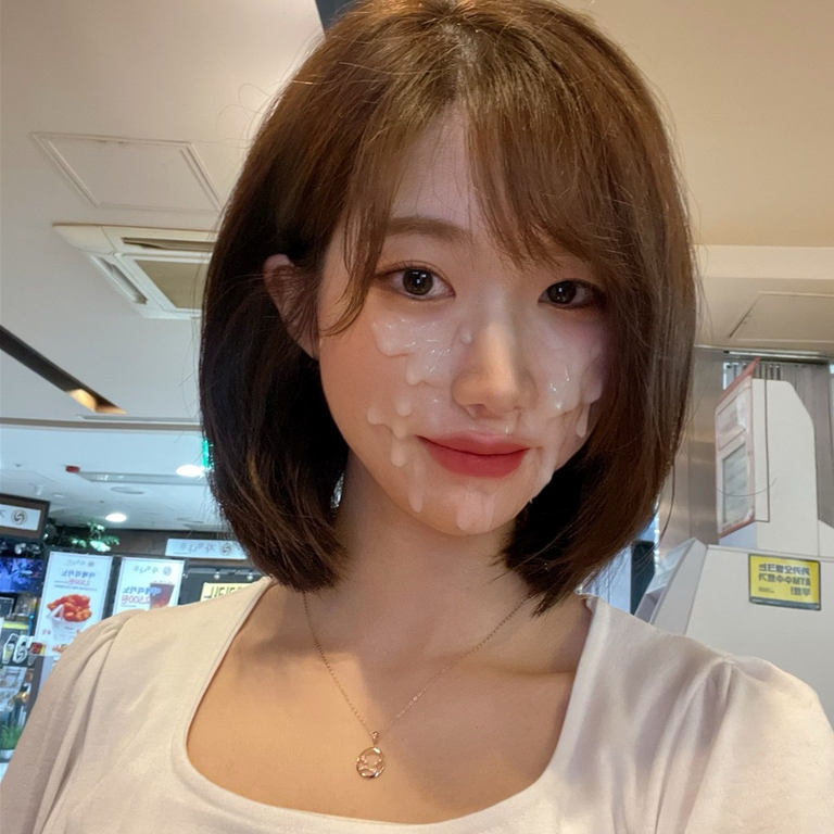 Hyerim L - Facial Bukkake selfie